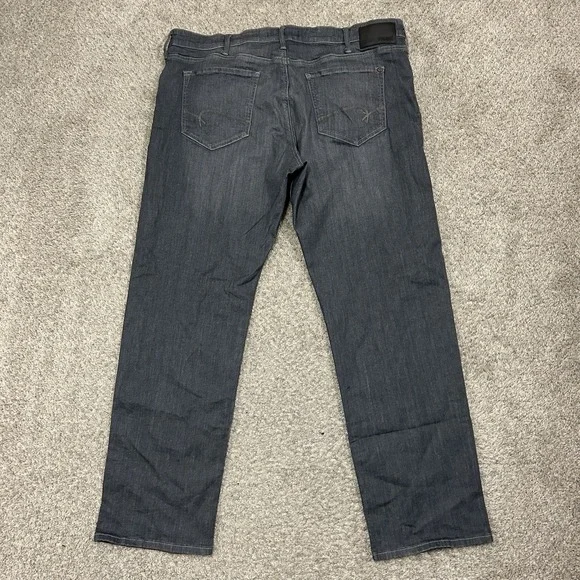 Mavi Matt Relaxed Straight Jeans Mens 40X32 Blue Denim Stretch Five Pocket - Picture 3 of 11